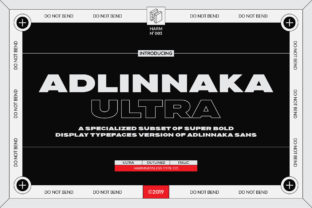 Adlinnaka Ultra: A Distinctive Display Font for Modern Design Projects