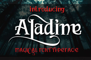 Aladine: A Bold Typographic Statement for Today’s Creative Professionals