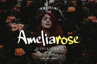 Ameliarose: The Fun, Bold Display Font That’s Redefining Creative Expression