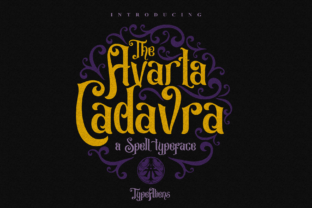 Avarta Cadavra: A Spellbinding Display Font