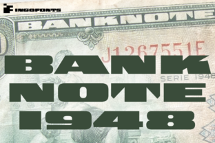Banknote 1948: A Bold Display Font That Elevates Real Design Work