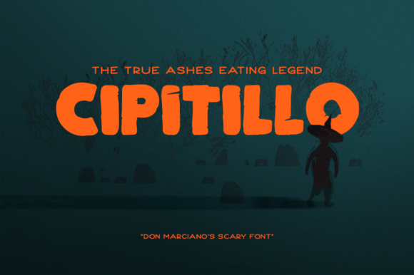 Cipitillo: A Spooky Comic-Style Display Font
