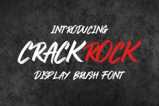 Crackrock: A Hand-Drawn Brush Font That Commands Attention