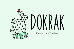 Dokrak: A Fresh Handwritten Font for Real-World Design