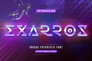 Exarros: The Futuristic Display Font That Transforms Visual Identity