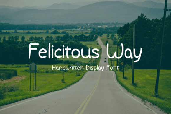 Felicitous Way: The Brush Font That Bridges Personality and Precision