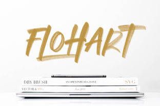 Flohart: The Brush Display Font That Adds Casual Charm—Without the Common Pitfalls