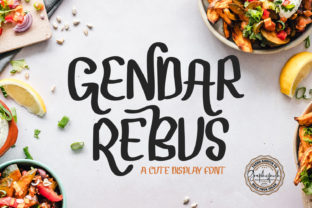 Gendar Rebus: A Playful, Authentic Display Font