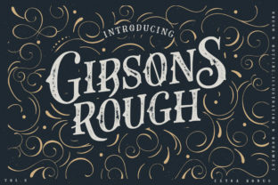 Gibsons Co: A Vintage Blackletter Font for Purposeful Design
