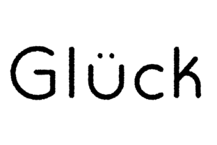 Gluck Rough: A Rounded Display Font for Expressive Headlines