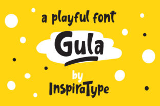 Gula: A Whimsical Display Font with Heart