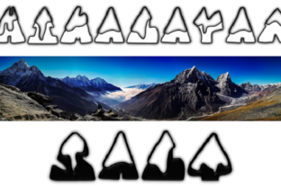 Himalayan Salt Font: An Icy Typography Inspired by the Snow-Capped Peaks