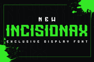 Incisionax: Bold Modern Display Font