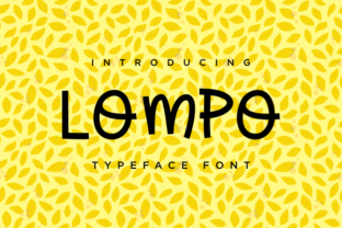 Lompo: A Whimsical Display Font for Playful Design Projects