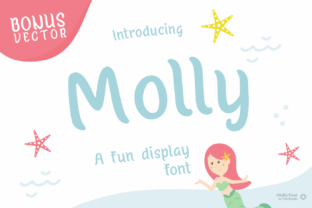 Molly: A Whimsical Mermaid-Themed Display Font