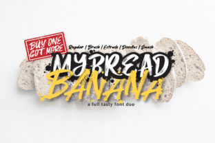 MyBread Banana Duo: A Whimsical Yet Bold Font Pairing for Distinctive Design