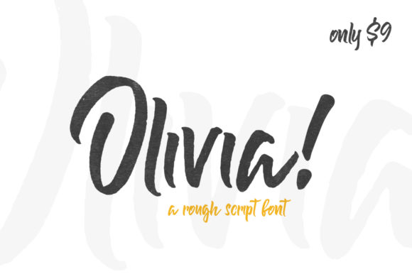 Olivia: A Bold, Rough-Edged Font with Personality