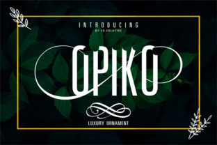 Opiko: A Display Font Built for Elegance and Impact