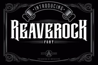 Reaverock: A Vintage Western Display Font That Fits Real Creative Workflows