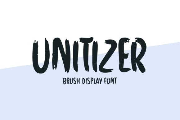 Unitizer: A Brush Display Font for Distinctive Visual Impact