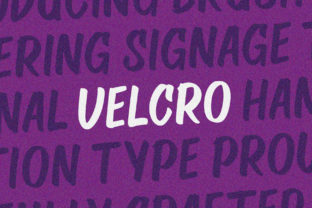Velcro: A Playful Display Font with Casual Elegance